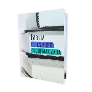Biblia De Estudio Esquematizada Letra Grande Tapa Blanda
