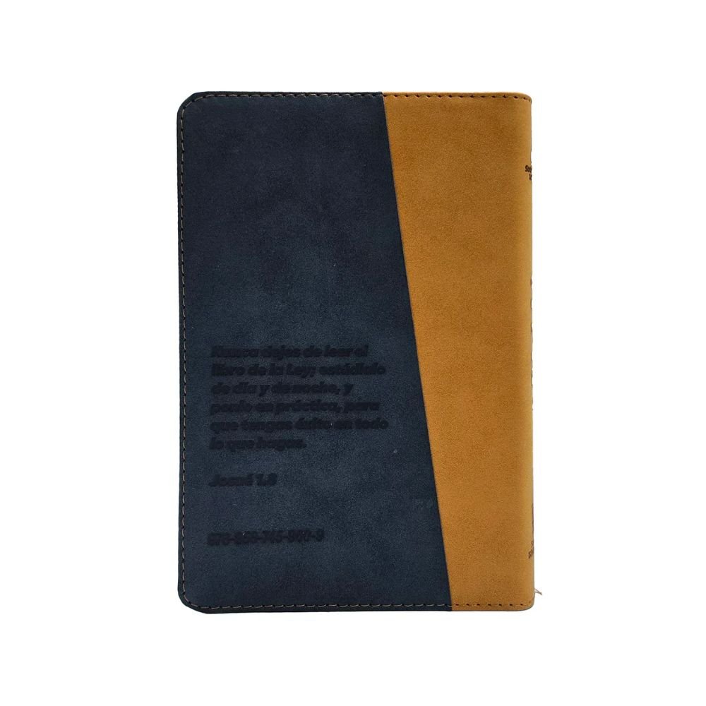 Biblia TLA letra grande azul oscuro/café - Imagen 3