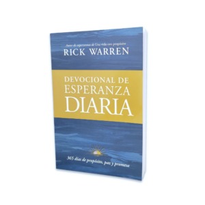 Libro Devocional de Esperanza Diaria 365 días de propósito, paz y promesa - Rick Warren