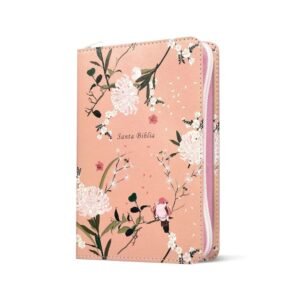 Biblia NTV Compacta Con Cierre Imitacion Piel Jardin Floral
