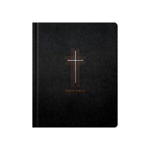 Biblia NTV de Apuntes – Tapa Dura Negro Cruz