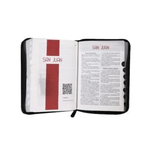 Biblia RV1960 Imitación Piel Negro con Cierre