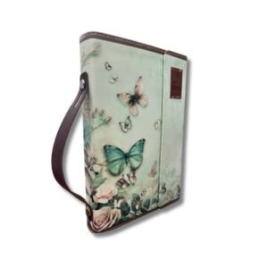 Biblia RV1960 Exquisita Mariposas en Primavera con Broche y Agarradera