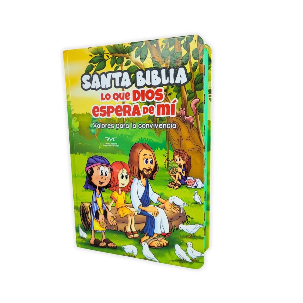 Biblia para Niños con Letra Mayúscula RVC: Lo que Dios espera de mi